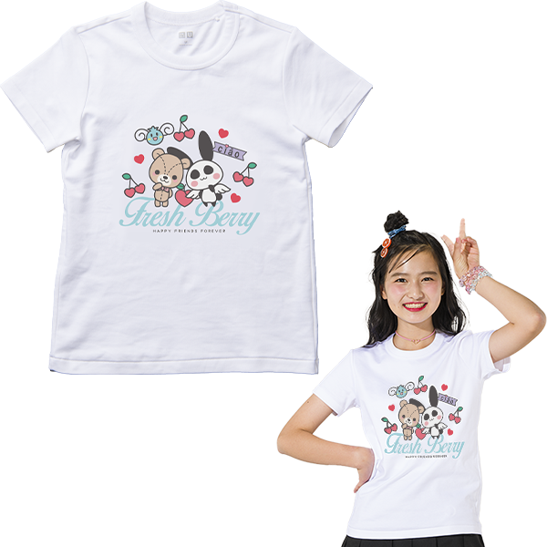【ちゃおＴシャツデザイン募集グランプリ作品】チェリーＴシャツ